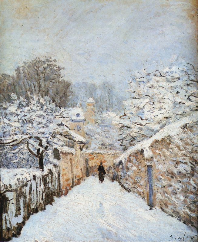 Neve a Louveciennes - 1878