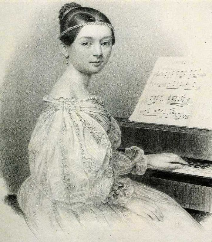 Clara Wiek quindicenne