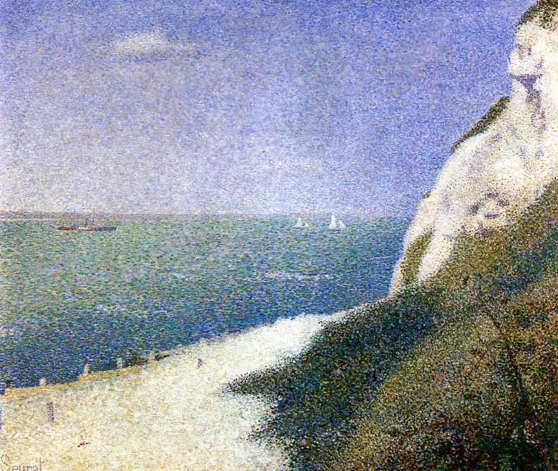 La spiaggia di Bas-Butin a Honfleur 